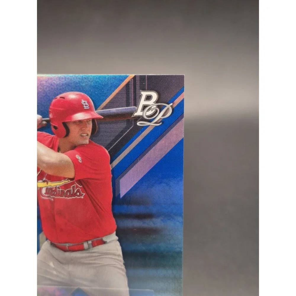 2019 Bowman Platinum Blue Auto Rookie #TOP-45 Luken Baker /150